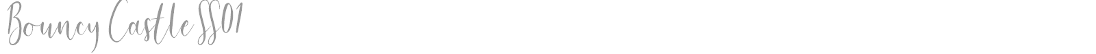Bouncy Castle font preview